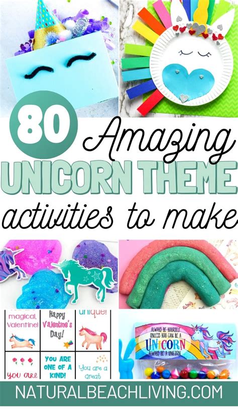 80 Unicorn Activities Crafts Printables And Party Ideas Natural