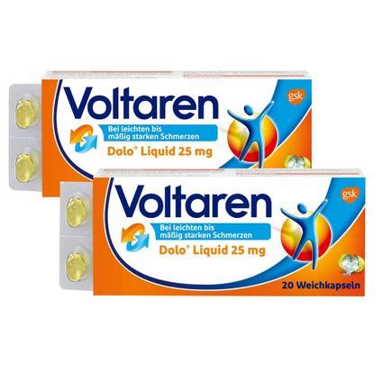 Voltaren Dolo Liquid Mg Weichkapseln Gegen Muskelschmerzen X St