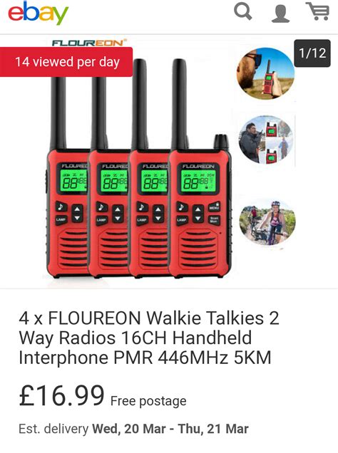 Delboy S Radio Blog Floureon 16 Channel PMR New LOW PRICE