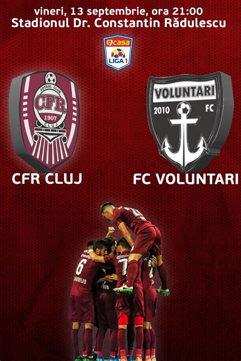 Cfr Cluj V Fc Voluntari Casa Liga Sept