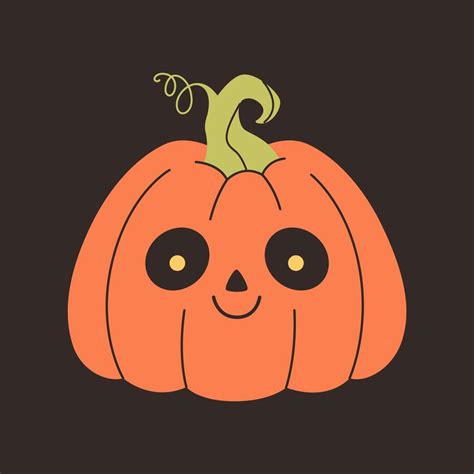 Cute Halloween pumpkin. Happy Halloween. 49768687 Vector Art at Vecteezy