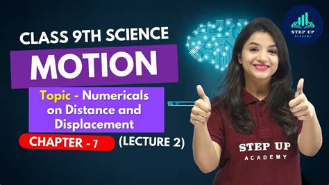 Distance And Displacement Numerical Part 1 Motion Chapter 7 L2 Class 9 Physics Youtube