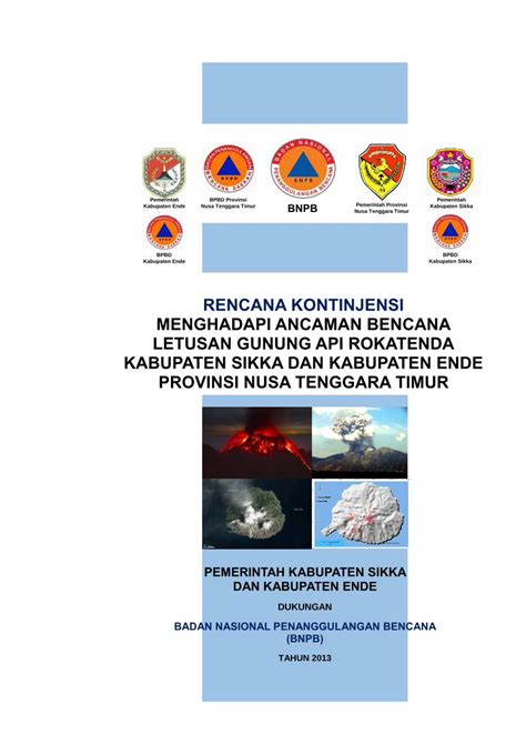 Pdf Menghadapi Ancaman Bencana Letusan Gunung Api Uploads