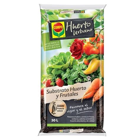 Substrato Huertos Y Frutales Compo Huerto Urbano 50l Precio Comprar