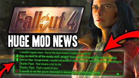 Fallout 4 Mods Extended Dialogue Interface FINALLY HERE YouTube