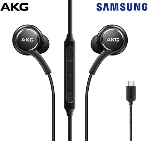 OEM Samsung Galaxy Galaxy S20+ AKG Earphones Earbuds Type C USB-C BLACK ...