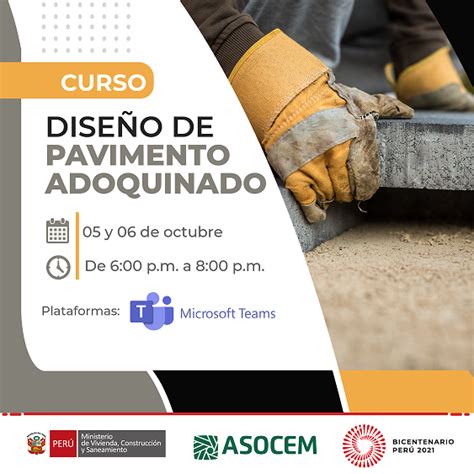 Curso Diseño de Pavimento Adoquinado Asocem