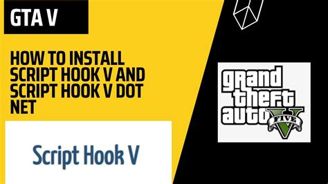 How To Install Script Hook V And Script Hook V Dot Net Youtube