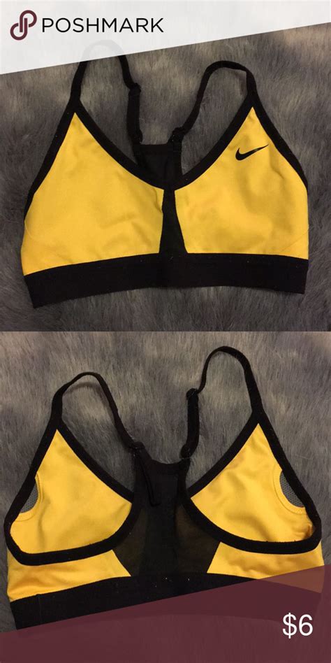 Nike Yellow Sports Bra Size Xs Yellow Sports Bras Sports Bra Fashion