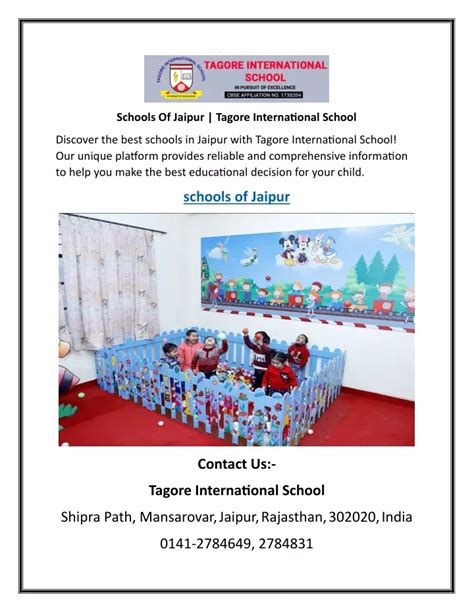 Ppt Schools Of Jaipur Tagore International School Powerpoint