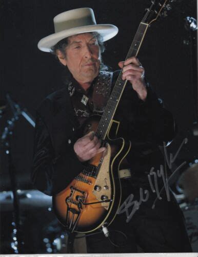 Bob Dylan Signed Autographed Photo Hand Signed Coa Writer Nobel Prize Guitar Ebay