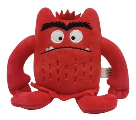 Monstruo De Colores Peluche Gran Calidad 15 Cm Color Rojo Cuotas