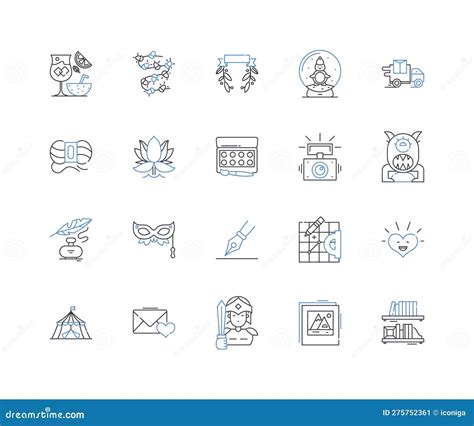 Inventive Approaches Line Icons Collection Innovation Creativity