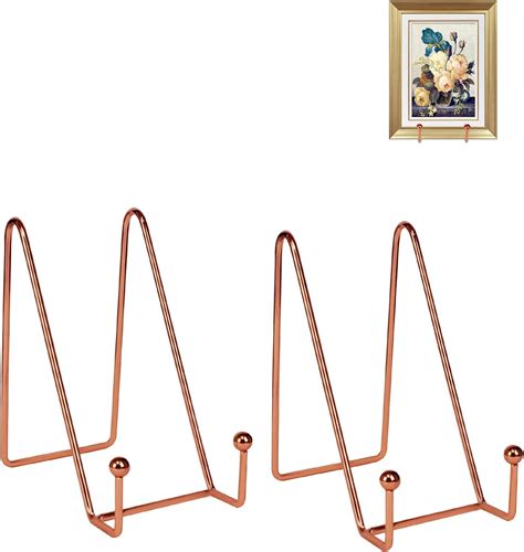 Amazon Xuduvay 2 Pack 6 Inch Rose Gold Plate Stands For Display