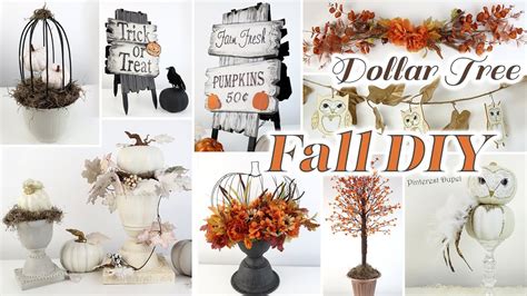 Dollar Tree Diy Fall Decor Youtube