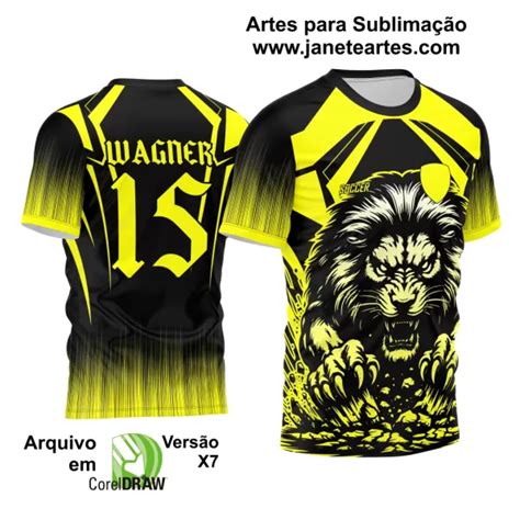 Arte Vetor Camisa Interclasse Le O Amarela Janete Artes