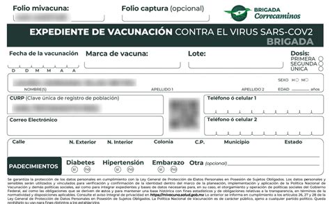 Expediente y certificado de vacunación Covid en México Cómo los obtengo