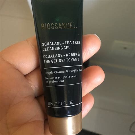 Biossance Squalane Tea Tree Cleansing Gel Review Abillion