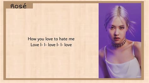 Blackpink Love To Hate Me Easy Lyrics Youtube