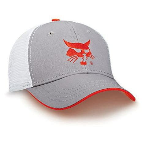 Bobcat Gray Mesh Back Baseball Cap