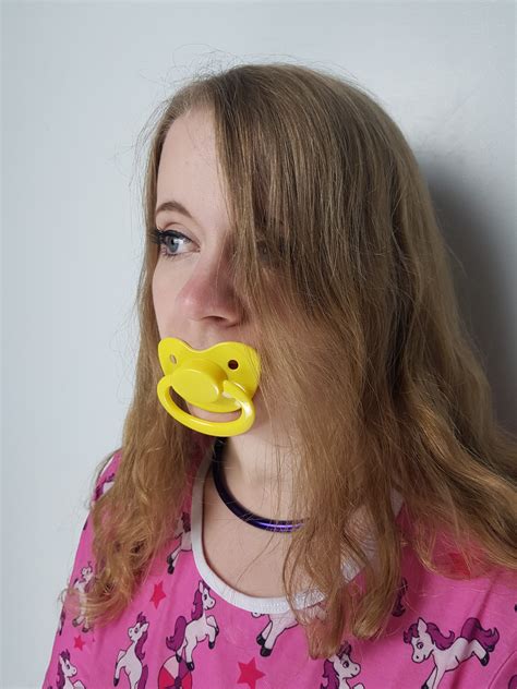 Yellow Pacifier The Dotty Diaper Company