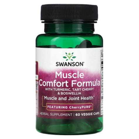 Swanson Muscle Comfort Formula 60 Veggie Caps 60 Count Kroger