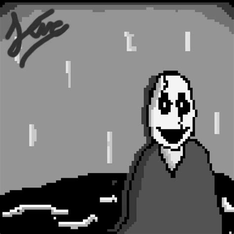 Gaster Pixel Art Undertale Amino