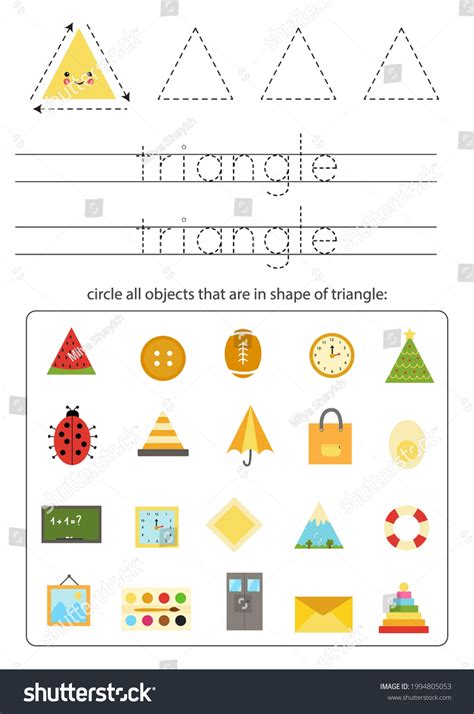 11270 Geometric Shapes Worksheet Images Stock Photos And Vectors