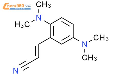 652138 58 4 2 Propenenitrile 3 2 5 bis dimethylamino phenyl 化学式结构式