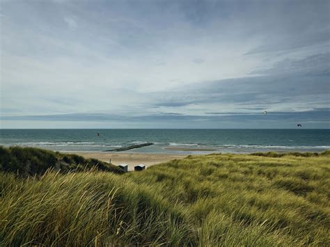 Strand Vanuit De Duinen Fotobehang