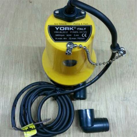 Jual YORK YRK BL2512 Pompa Air Celup DC 12V Submersible Pump Shopee