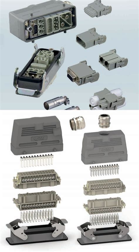 Heavy Duty Modular Rectangular Connectors