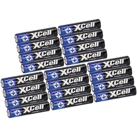 Xcell 20x Xtreme Lithium Batterie Aaa Micro Fr03 L92 Xcell 5x 4er Blister Batterie