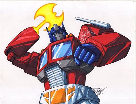 Optimus Prime Ii By Scott Dalrymple Transformers Design Transformers