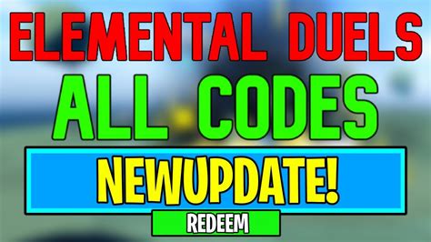 New Elemental Duels Codes Roblox Elemental Duels Codes July 2024