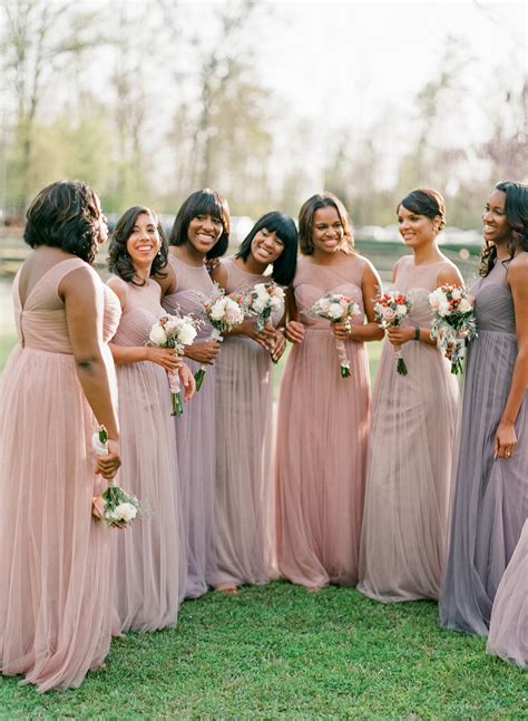 28 Mismatched Bridesmaids Dresses From Real Weddings Best Mix And