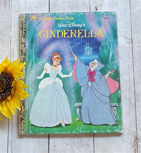 Vintage Cinderella Book Walt Disney Little Golden Book - Etsy