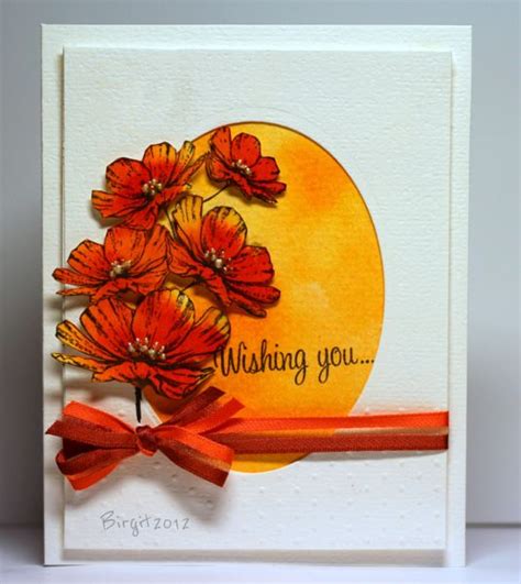 Pin By Pamela Elliott On Flower Card Ideas Floral Cards Poppy Cards