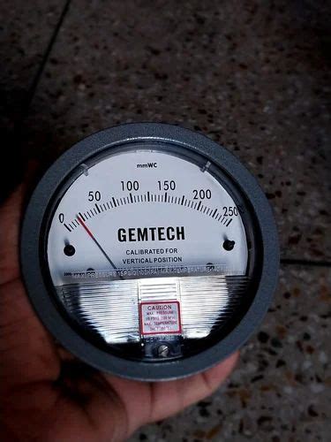 Model G Mm Gemtech Differential Pressure Gauge Range Mm W