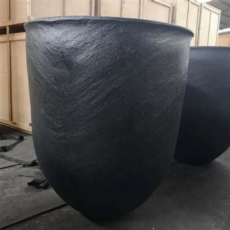 Isostatic Pressing High Density Silicon Carbide Graphite Crucible For