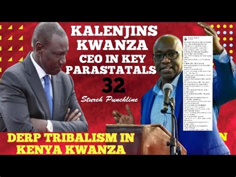 Ruto Exposed As Ekuru Aukot Release List Of 32 CEO From Kalenjin In Key