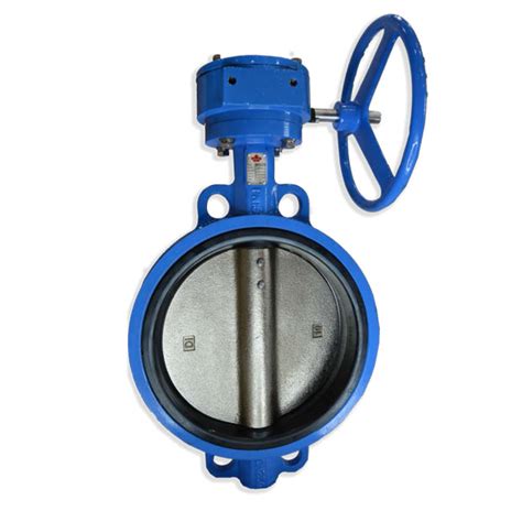 Ductile Iron Wafer Type Butterfly Valve Gear Operated PN 25 Maplef