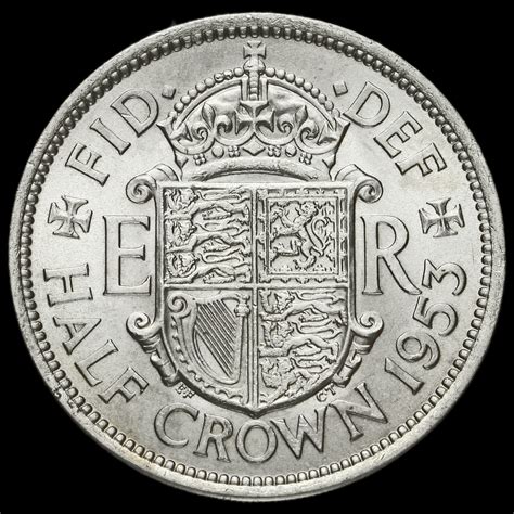 1953 Queen Elizabeth II Half Crown UNC