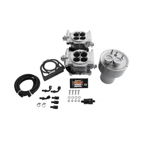 Fitech Go Efi 2x4 Dual Quad 625 Hp Self Tuning Fuel Injection Systems Master Kit With Fuel