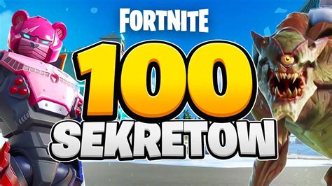 100 Sekretów Których NIE WIESZ o Fortnite YouTube