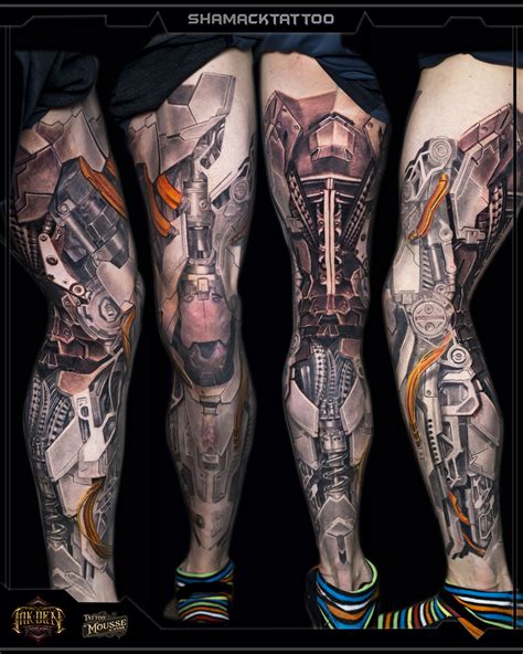 Top More Than Leg Biomechanical Tattoos Super Hot In Cdgdbentre