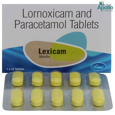 Lexicam Tablet S Price Uses Side Effects Composition Apollo