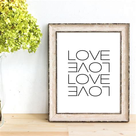 Love Wall Quote Romantic Wall Art Romantic T For Her House