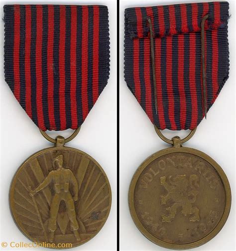 M Daille Des Volontaires De Guerre Belgique Militaria