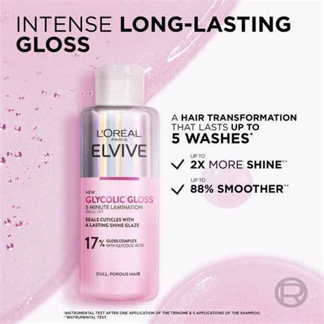 L Or Al Paris Elvive Glycolic Gloss Treatment Hair Superdrug